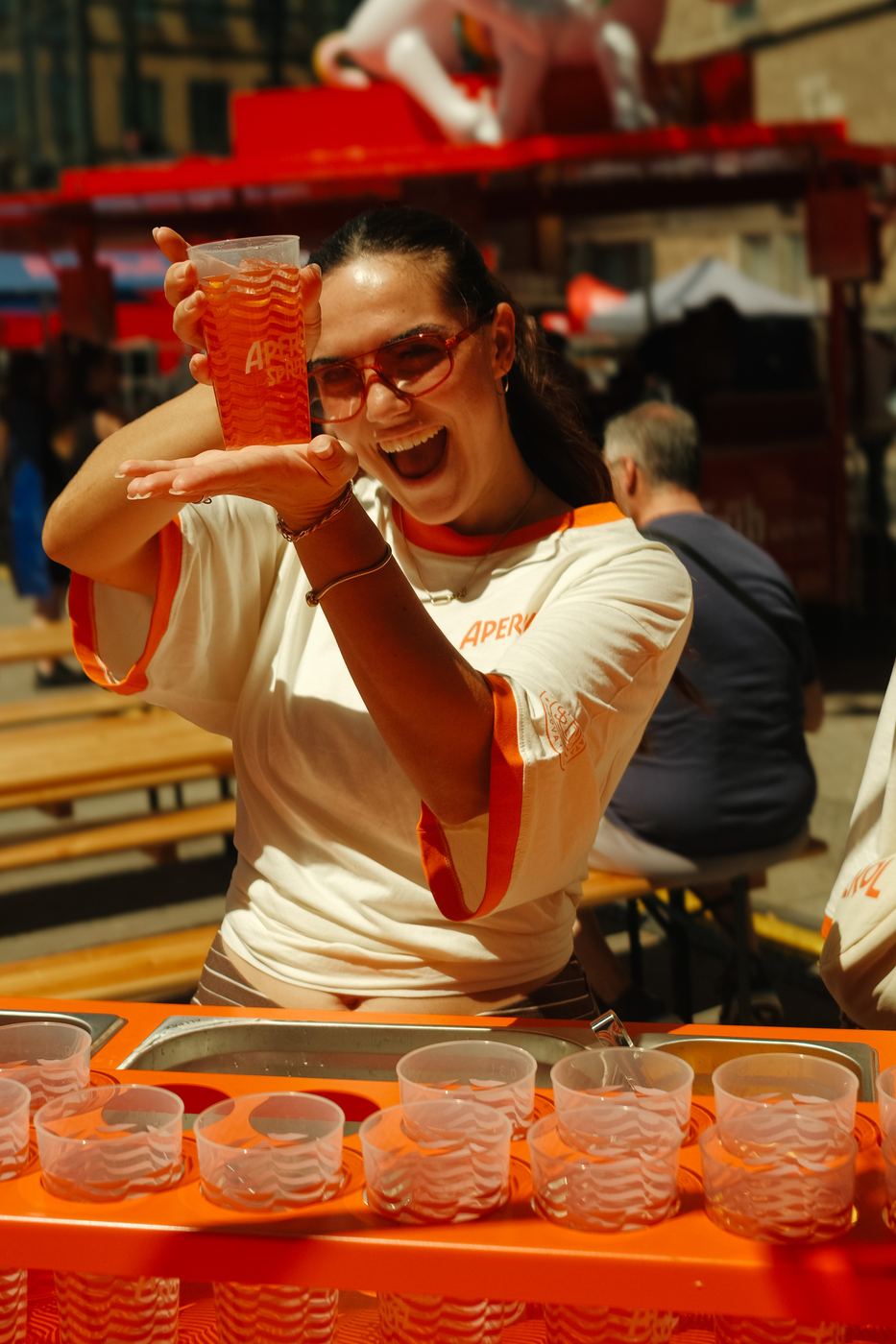 Aperol Spritz am On Tap Wagen