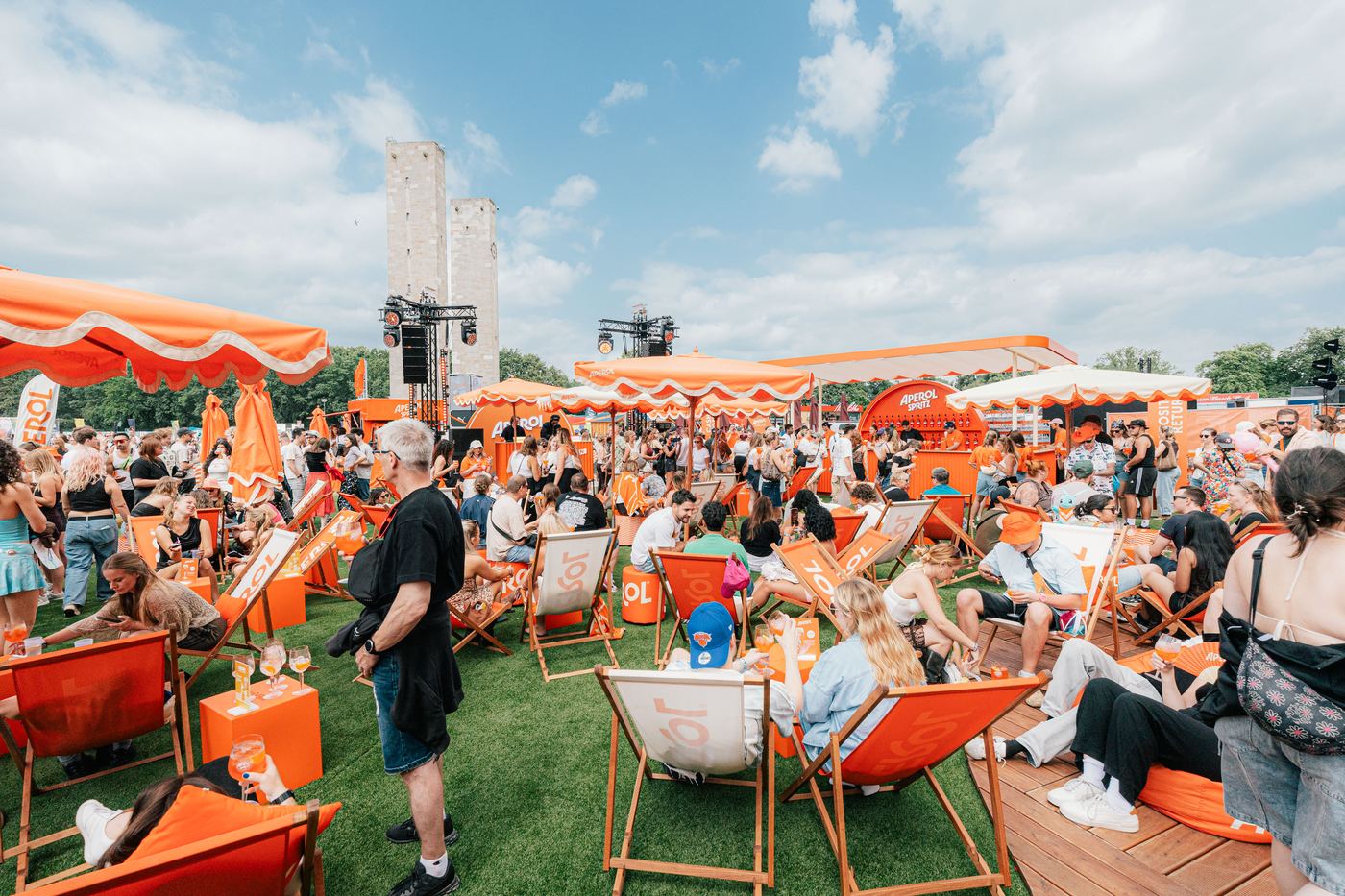 Lounge der Aperol Island of Joy (Foto: Per Jacob Blut)