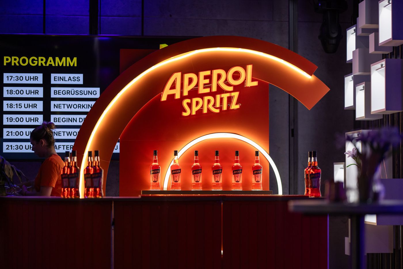 Aperol Bar im Einsatz