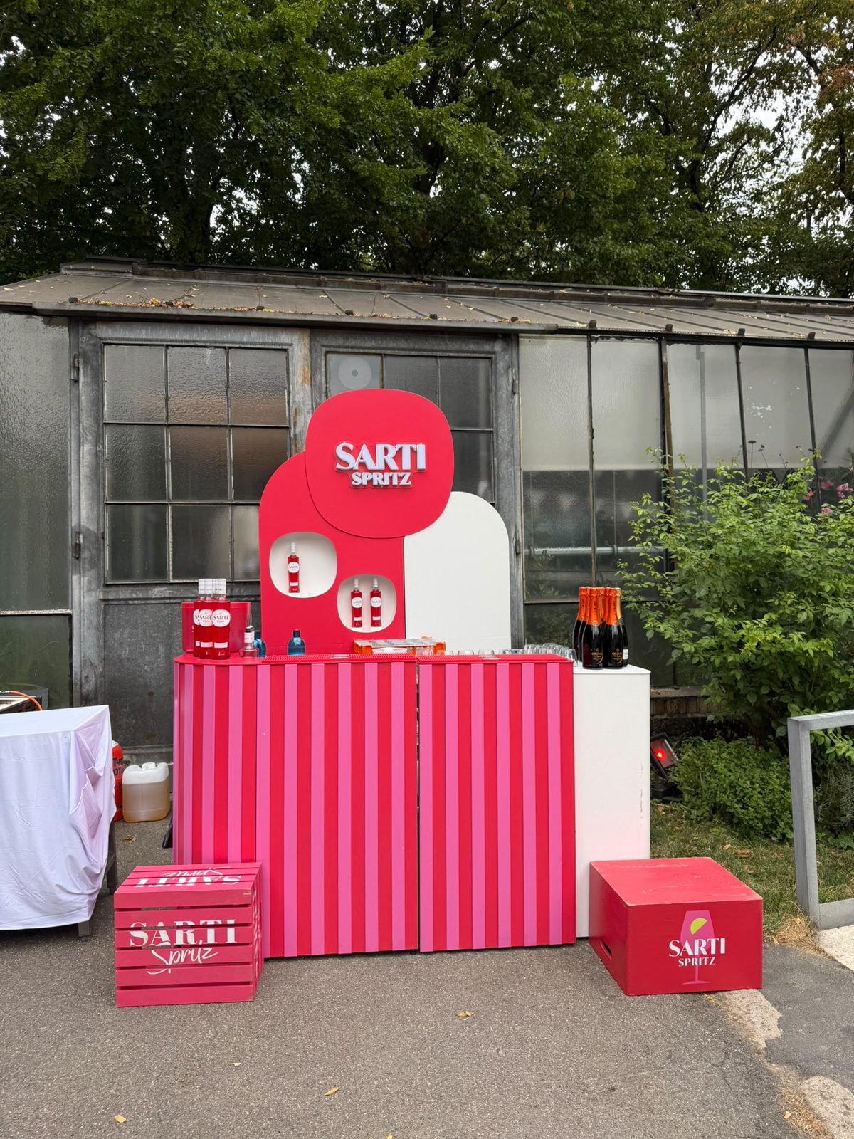 Sarti Bar im Einsatz